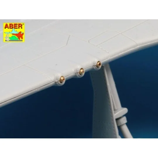 6 barrels for P-51 Mustang, 1/32 - Aber Models A32 108 6 barrels for P-51 Mustang, 1/32 - Aber Models A32 108