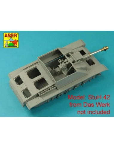 Germ. 10, 5 cm L/28 Barrel for StuH 42 early, 1/35 - Aber Models 35...