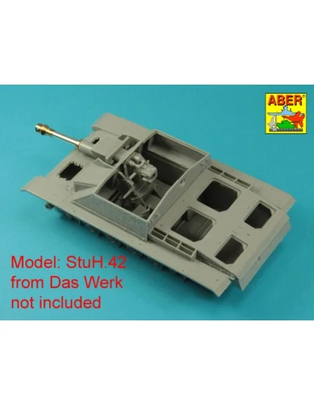 Germ. 10, 5 cm L/28 Barrel for StuH 42 early, 1/35 - Aber Models 35...