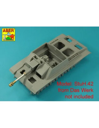 Germ. 10, 5 cm L/28 Barrel for StuH 42 early, 1/35 - Aber Models 35...