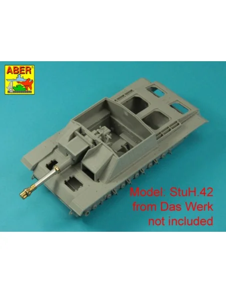 Germ. 10, 5 cm L/28 Barrel for StuH 42 early, 1/35 - Aber Models 35...