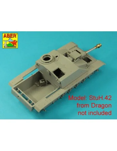 Germ. 10, 5 cm L/28 Barrel for StuH 42 early, 1/35 - Aber Models 35...