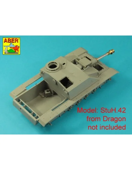 Germ. 10, 5 cm L/28 Barrel for StuH 42 early, 1/35 - Aber Models 35...
