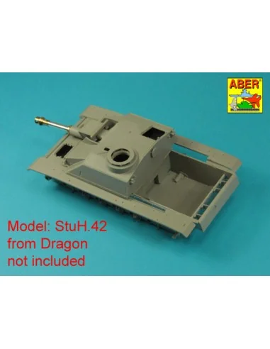 Germ. 10, 5 cm L/28 Barrel for StuH 42 early, 1/35 - Aber Models 35...