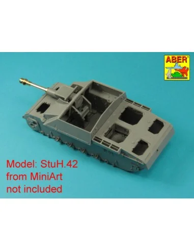 Germ. 10, 5 cm L/28 Barrel for StuH 42 early, 1/35 - Aber Models 35...