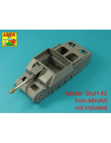 Germ. 10, 5 cm L/28 Barrel for StuH 42 early, 1/35 - Aber Models 35...