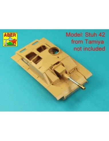 Germ. 10, 5 cm L/28 Barrel for StuH 42 early, 1/35 - Aber Models 35...