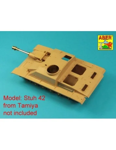 Germ. 10, 5 cm L/28 Barrel for StuH 42 early, 1/35 - Aber Models 35...