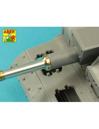 Germ. 10, 5 cm L/28 Barrel for StuH 42 early, 1/35 - Aber Models 35...