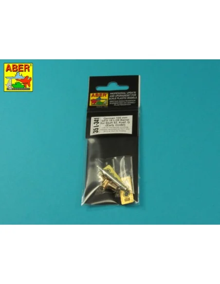 Germ. 10, 5 cm L/28 Barrel for StuH 42 early, 1/35 - Aber Models 35...