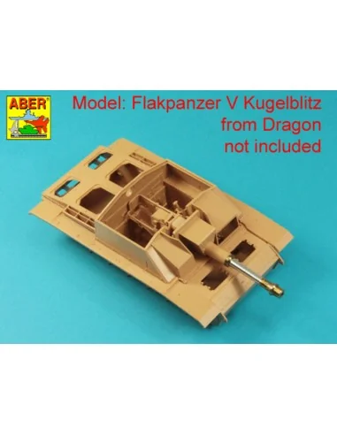 Germ. 10, 5 cm L/28 Barrel for StuH 42 early, 1/35 - Aber Models 35...