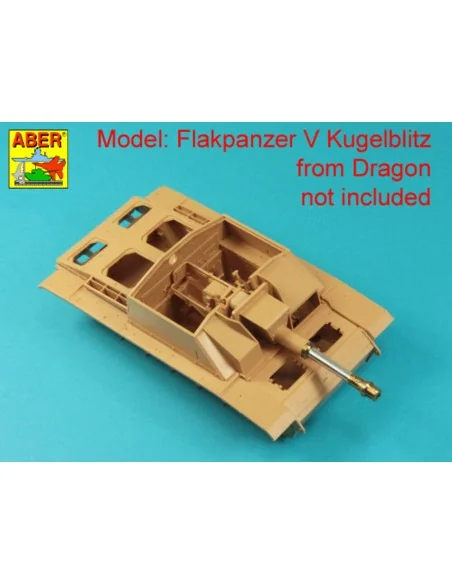 Germ. 10, 5 cm L/28 Barrel for StuH 42 early, 1/35 - Aber Models 35...