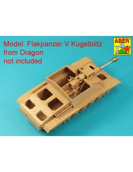 Germ. 10, 5 cm L/28 Barrel for StuH 42 early, 1/35 - Aber Models 35...