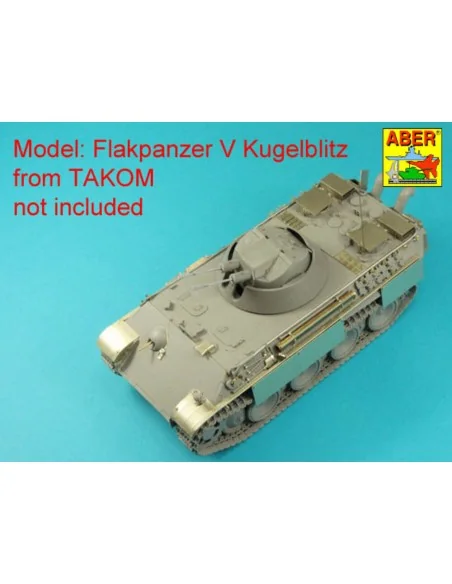 German 3CM Flak 103 two barrels for Kugelblitz tanks, 1/35 - Aber M...