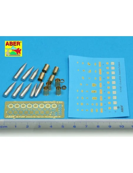German ammunition for sFH 18, 1/35 - Aber Models 35 P-07