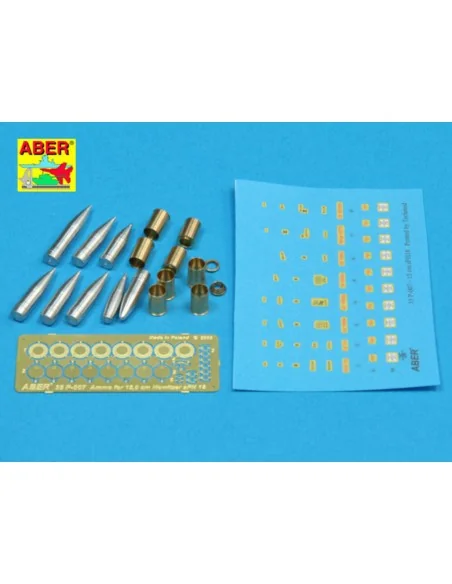 German ammunition for sFH 18, 1/35 - Aber Models 35 P-07