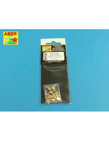 Round clips for Soviet 7, 62mm czkm DTZ, 1/35 - Aber Models 35 P-28