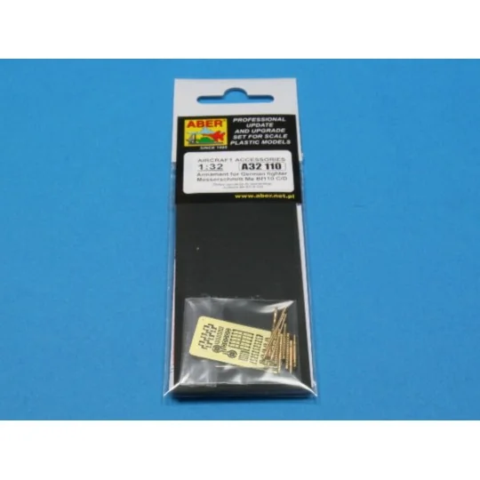 Armament for Me 110 C/D, 1/32 - Aber Models A32 110
