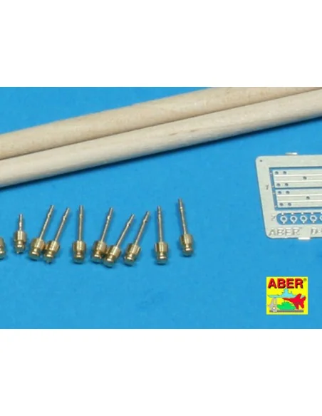 Telegraph-pillar set for 2 cross bars with 4 insulators each, 1/35 ...