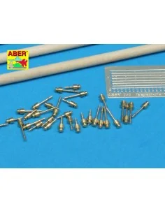Telegraph-pillar set for 2 cross bar with 16 insulators, 1/35 - Abe...
