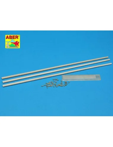Telegraph-pillar set for 2 cross bar with 16 insulators, 1/35 - Abe...