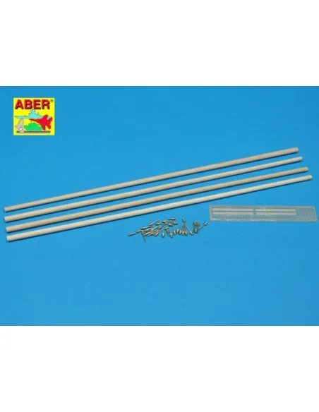 Telegraph-double pillar set for 4 cross bar with 8 insulators, 1/35...