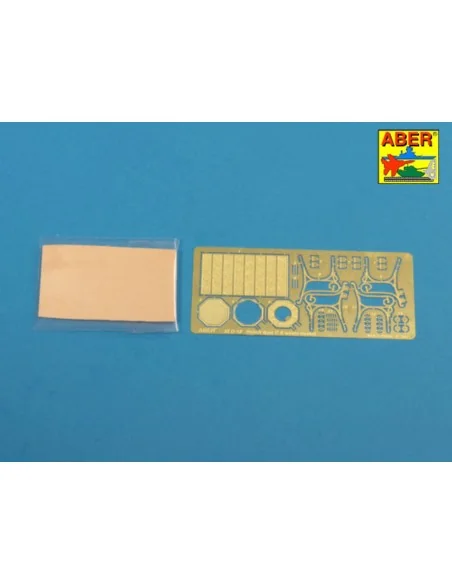 Bench type C & waste basket, 1/35 - Aber Models 35D-18
