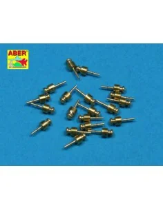 Set with 20 short foot insulators, 1/35 - Aber Models 35D-32 2