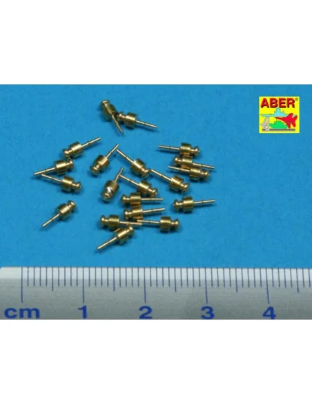 Set with 20 short foot insulators, 1/35 - Aber Models 35D-32