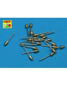 Set with 20 long foot insulators, 1/35 - Aber Models 35D-34