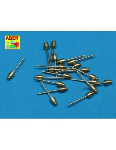 Set with 20 long foot insulators, 1/35 - Aber Models 35D-34