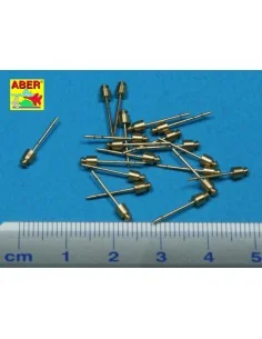 Set with 20 long foot insulators, 1/35 - Aber Models 35D-34 2