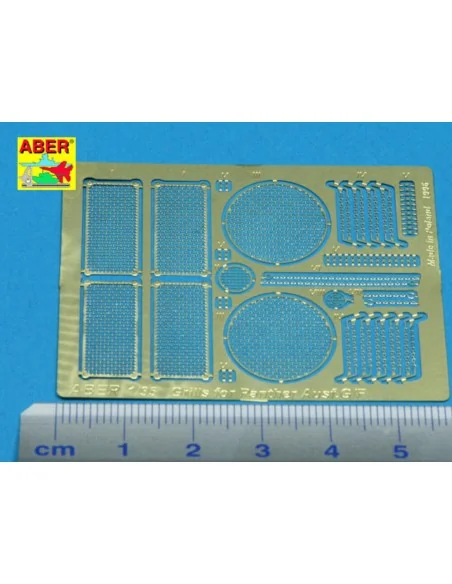 [NO_DESC] Grilles for Panther, Ausf. G/F, 1/35 - Aber Models 35G02