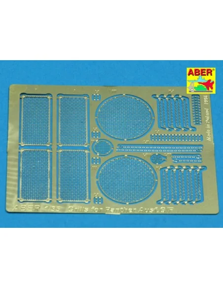 Grilles for Panther, Ausf. G/F, 1/35 - Aber Models 35G02