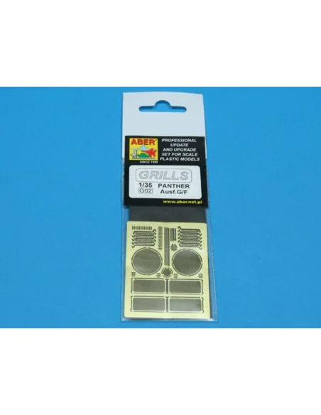 Grilles for Panther, Ausf. G/F, 1/35 - Aber Models 35G02