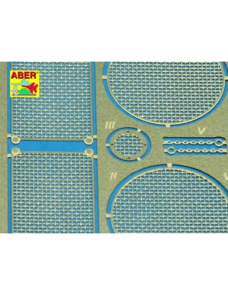 [NO_DESC] Grilles for King Tiger / Jagdtiger, 1/35 - Aber Models 35G06