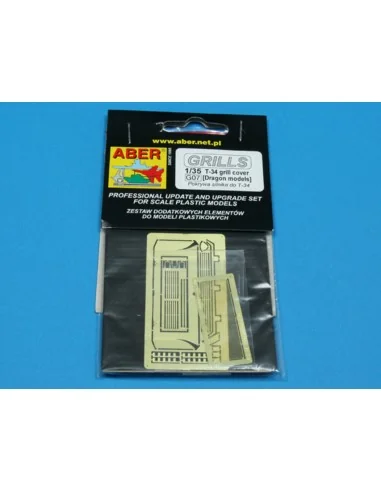T-34 grill cover, 1/35 - Aber Models 35G07