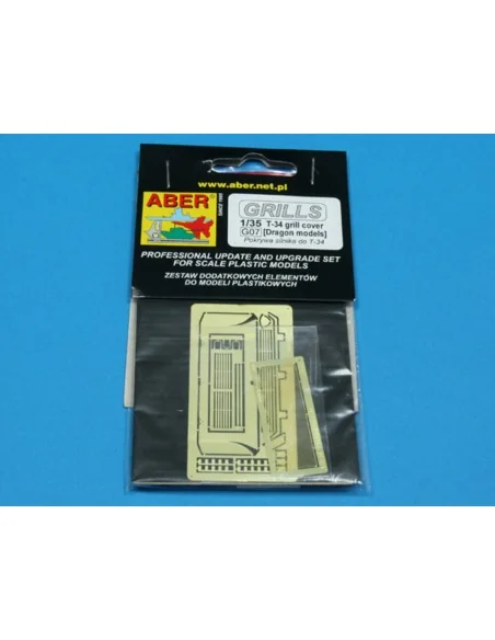 [NO_DESC] T-34 grill cover, 1/35 - Aber Models 35G07