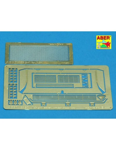 T-34 grill cover, 1/35 - Aber Models 35G07