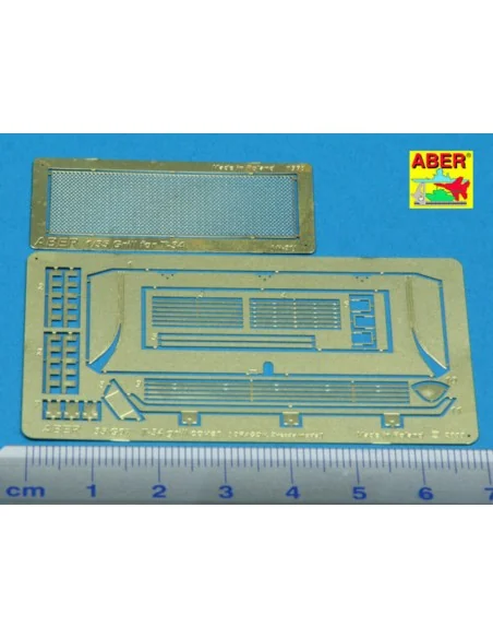 T-34 grill cover, 1/35 - Aber Models 35G07