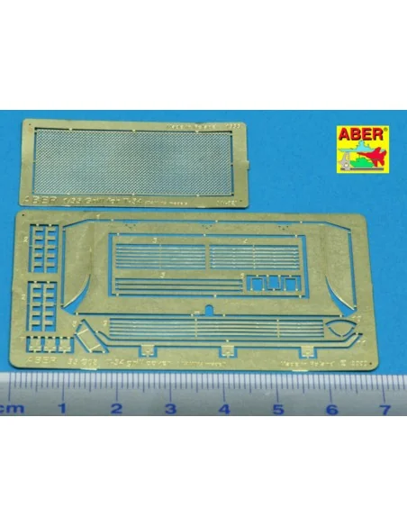 T-34 grill cover (Tamiya model), 1/35 - Aber Models 35G08