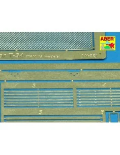 T-34 grill cover (Tamiya model), 1/35 - Aber Models 35G08 2