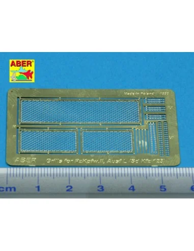 Grilles for Panzer II, Ausf. L - Luchs, 1/35 - Aber Models 35G09