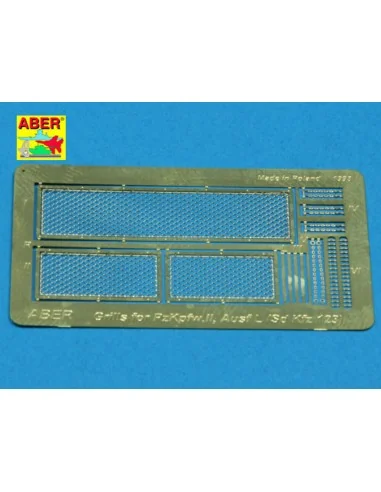 Grilles for Panzer II, Ausf. L - Luchs, 1/35 - Aber Models 35G09