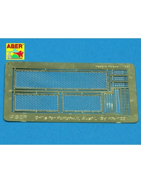 [NO_DESC] Grilles for Panzer II, Ausf. L - Luchs, 1/35 - Aber Model...