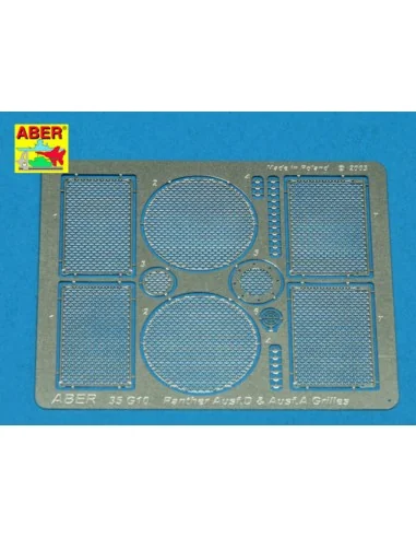 [NO_DESC] Grilles for Panther Ausf. A/D, 1/35 - Aber Models 35G10