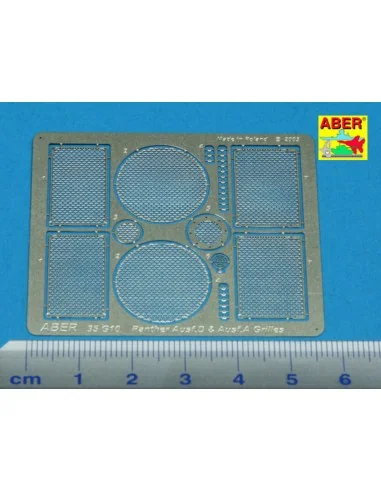 Grilles for Panther Ausf. A/D, 1/35 - Aber Models 35G10