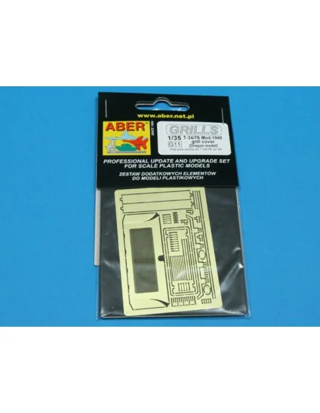 [NO_DESC] T-34/76 - 1940 grill cover, 1/35 - Aber Models 35G11