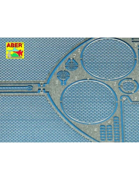 Grilles for Sd.Kfz.182 King Tiger (Porshe turret), 1/35 - Aber Mode...