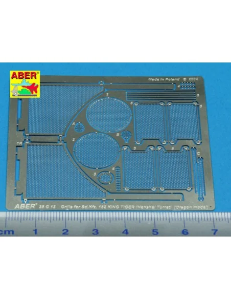 Grilles for Sd.Kfz. 182 King Tiger (Henshel Turret), 1/35 - Aber Mo...
